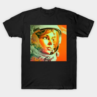 We Are Floating In Space - 22 - Sci-Fi Inspired Retro Artwork T-Shirt